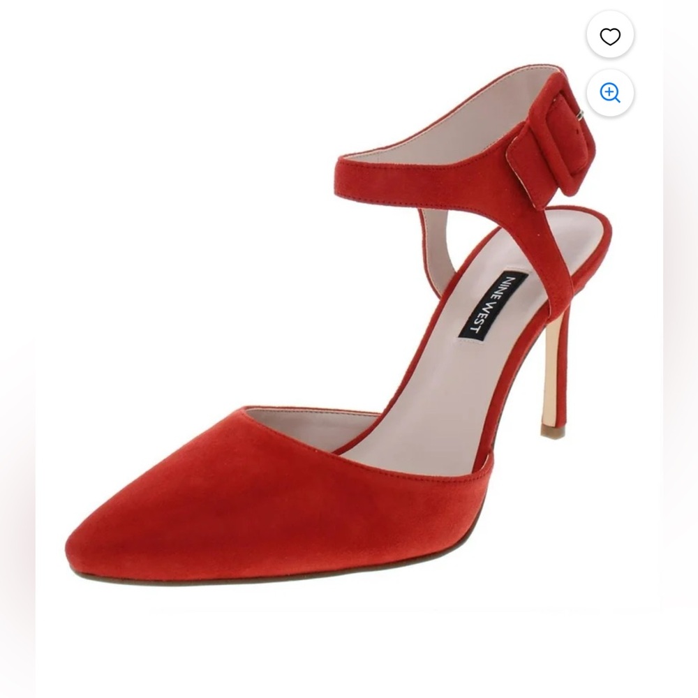 5/$35 Nine West size 8 and women’s Elisabeti solid ankle strap pumps